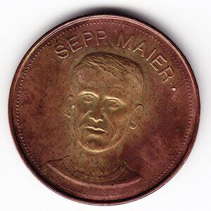 1969 SHELL Germany Sepp Maier Football Medal (b75)